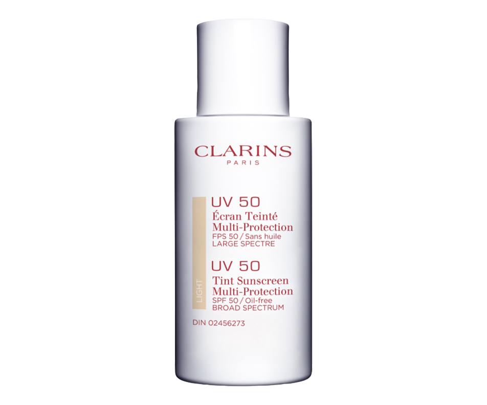 UV 50 Sunscreen MultiProtection Tint SPF 50, Light, 50 ml Clarins