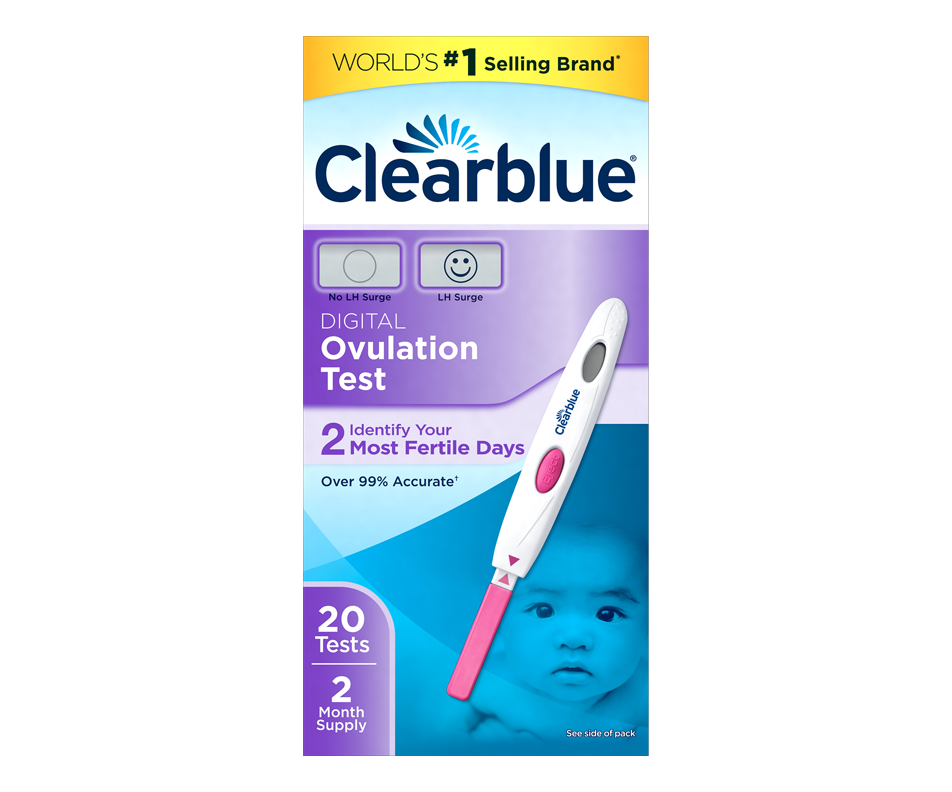 Clearblue Digital Ovulation Test, 20 units Clearblue Fertility Test Jean Coutu