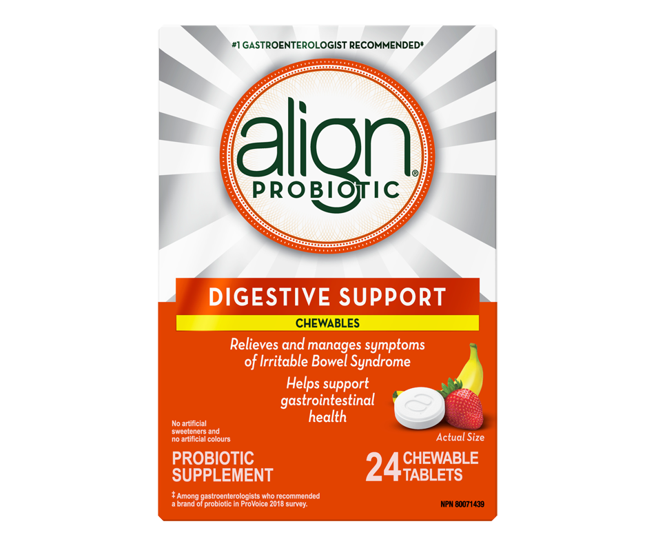 Probiotic Chewables, 24 units Align Probiotics Jean Coutu