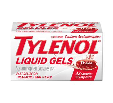 Image 1 of product Tylenol - Tylenol 325 mg Liquid Gels, 32 units