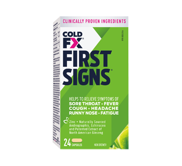 Image of product Cold-Fx - First Signs Non Drowsy Capsules, 24 units