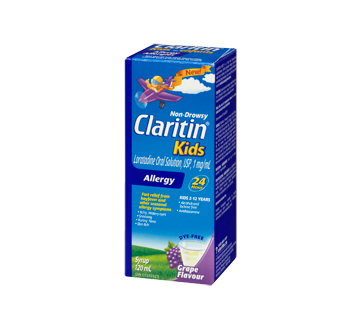 Image 1 of product Claritin - Claritin Kids, 120 ml, Grape