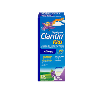 Image 3 of product Claritin - Claritin Kids, 120 ml, Grape