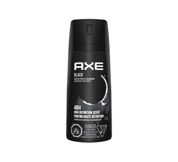 Image of product Axe - Black Deodorant Body Spray, 113 g, Frozen Pear & Cedarwood