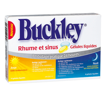 Image of product Buckley - Cold & Sinus Liquid Gels, 24 units