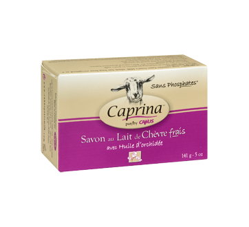 Image 2 of product Caprina - Fresh Goat's Milk Soap, 141 g, Orchid oil