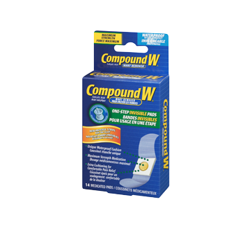 Image 1 of product Compound W - Compound W One-Step Invisible Pads, 14 units