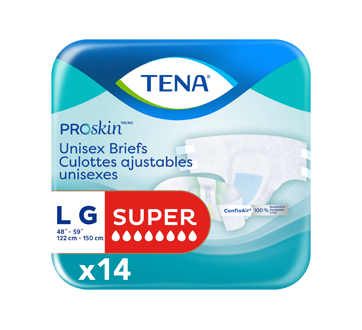 Briefs Super L, 14 units – Tena : Incontinence