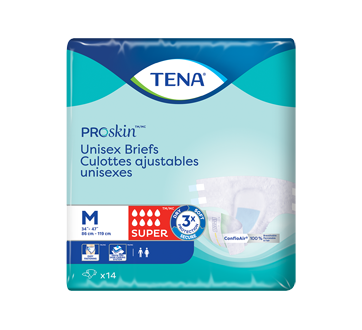 Image 1 of product Tena - Proskin Unisex Incontinence Briefs, 14 units, Medium