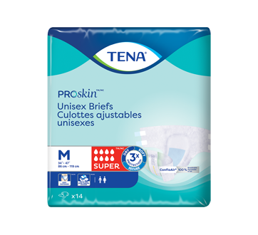 TENA BRIEFS SUPER MEDIUM/14'S