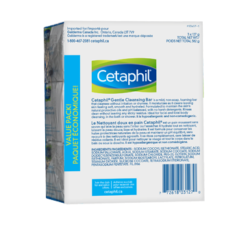 Image 2 of product Cetaphil - Gentle Cleansing Bar, 3 x 127 g
