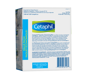 Image 2 of product Cetaphil - Gentle Cleansing Bar, 3 x 127 g