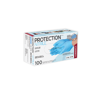 Image of product Formedica - Protection Nitrile Gloves, 100 units, Large - X-Large Blue