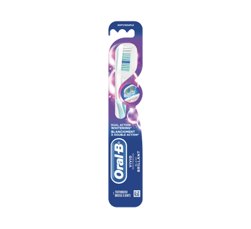 3D White Vivid Manual Toothbrush, Soft