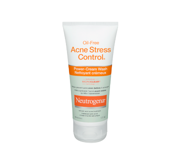 Image of product Neutrogena - Oil-Free Acne Stress Control Power-Cream Wash, 177 ml