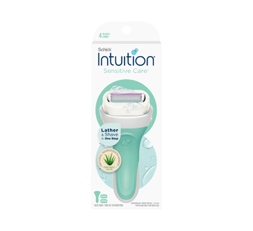 Image 1 of product Schick - Intuition Naturals Sensitive Care Women's Razor with Aloe, 1 unit