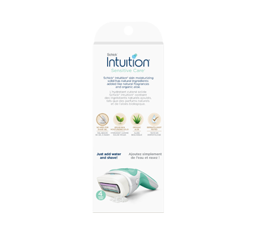Image 2 of product Schick - Intuition Naturals Sensitive Care Women's Razor with Aloe, 1 unit