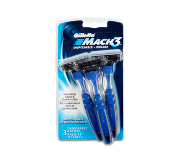 Image of product Gillette - Mach3 Disposable Razors, 3 units