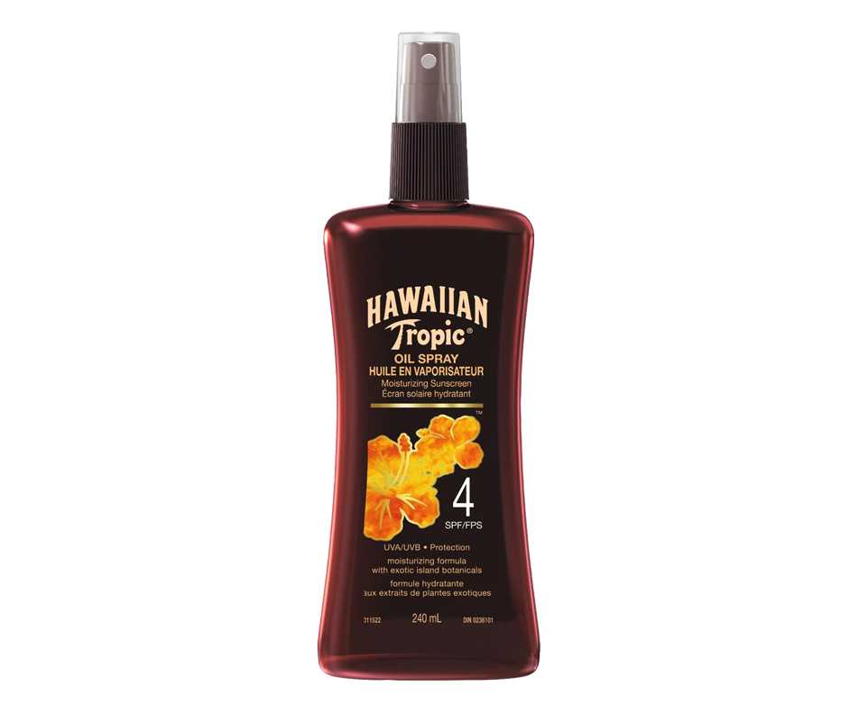 Dark Tanning Oil Spray - SPF 4, 240 ml – Hawaiian Tropic : Sunscreen ...