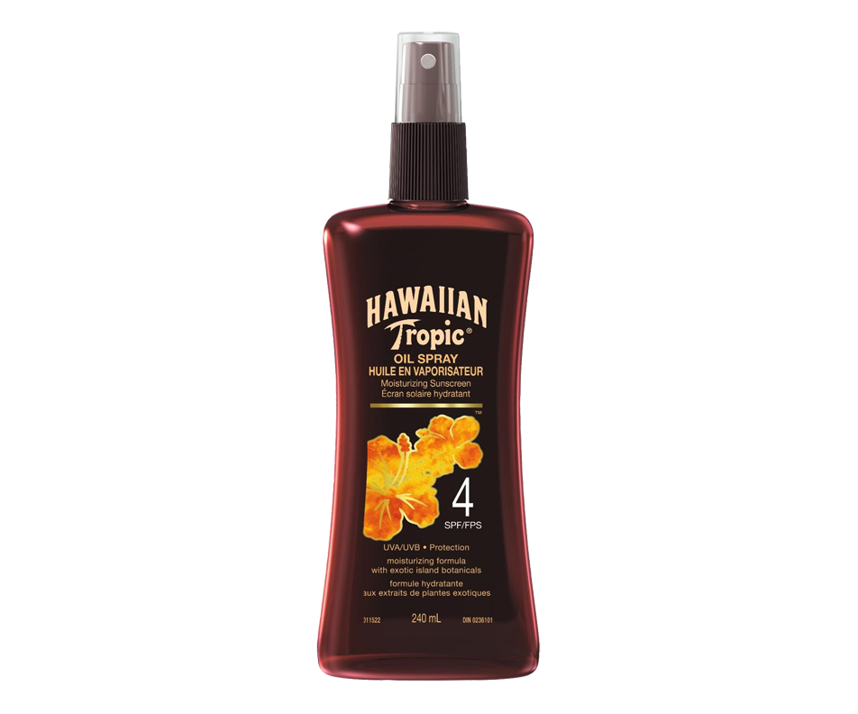 Dark Tanning Oil Spray SPF 4, 240 ml Hawaiian Tropic Sunscreen