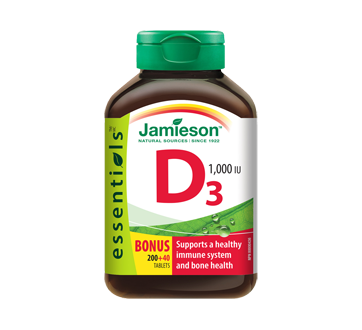 Image 1 of product Jamieson - Vitamin D 1,000 IU, 200 units