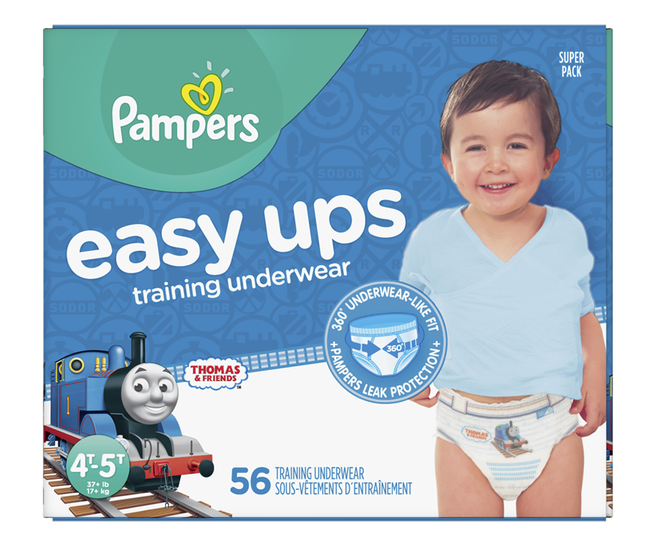 Easy Ups Training Underwear, Size 6, 4T5T, 56 units Pampers