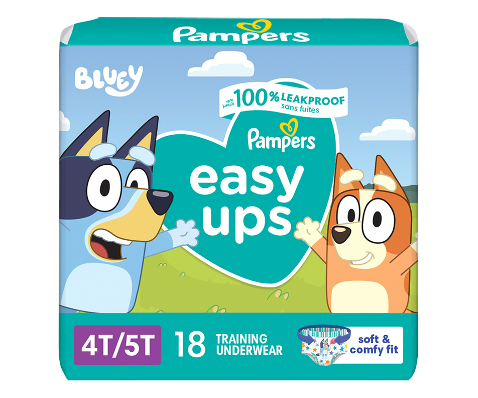 Easy Ups Training Underwear Boys Size 6 4T5T, 18 units Pampers