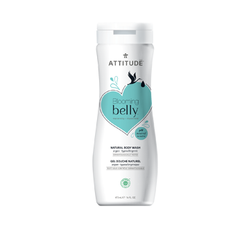 Image of product Attitude - Blooming Belly Body Wash, 473 ml, Argan