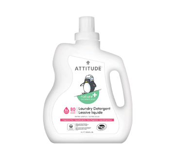 Image of product Attitude - Nature + Technology Laundry Detergent, 2 L, Fragrance-free