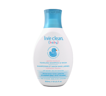 Image of product Live Clean Baby - Gentle Moisture Tearless Shampoo & Wash, 300 ml