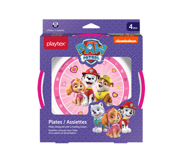 Image 1 of product Playtex Baby - Paw Patrol Plates, Pink, 2 units