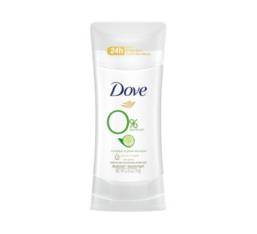 Image of product Dove - Cucumber & Green Tea Deodorant 0% Aluminum, 74 g