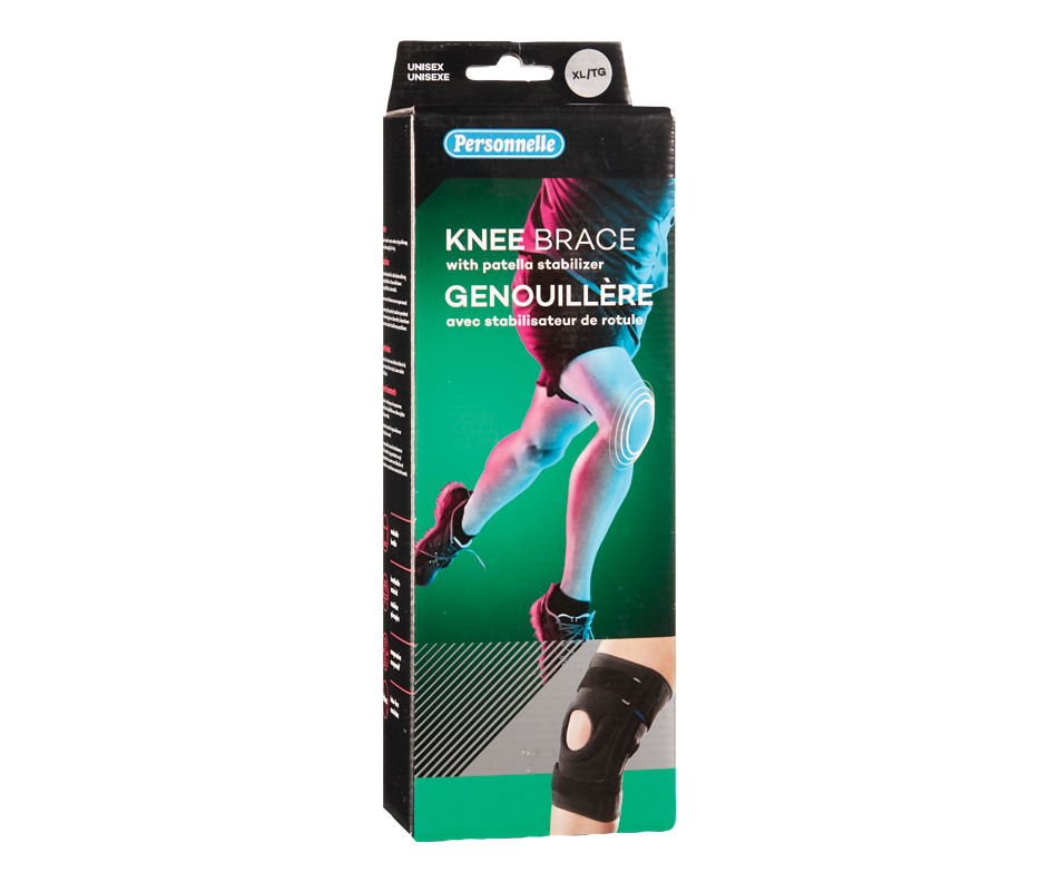 Knee Brace with Patella Stabilizer, Extra Large, 1 unit Personnelle