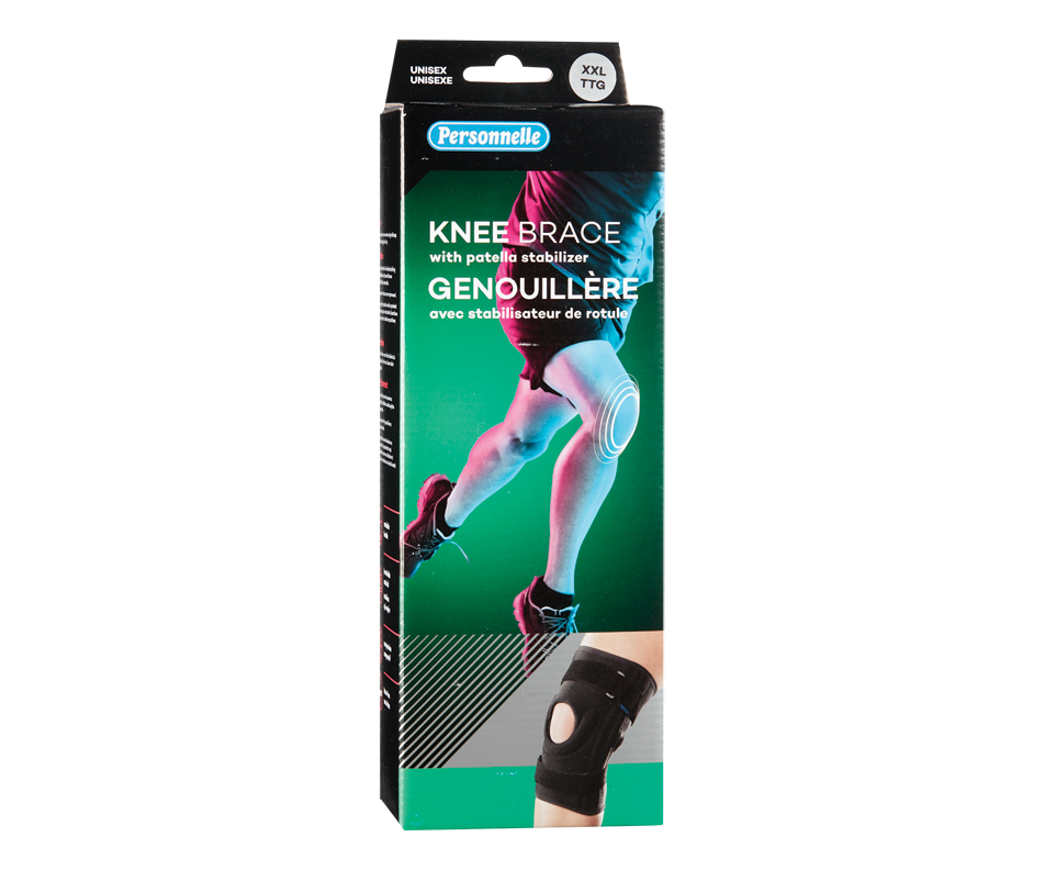 Knee Brace with Patella Stabilizer, XXL, 1 unit Personnelle