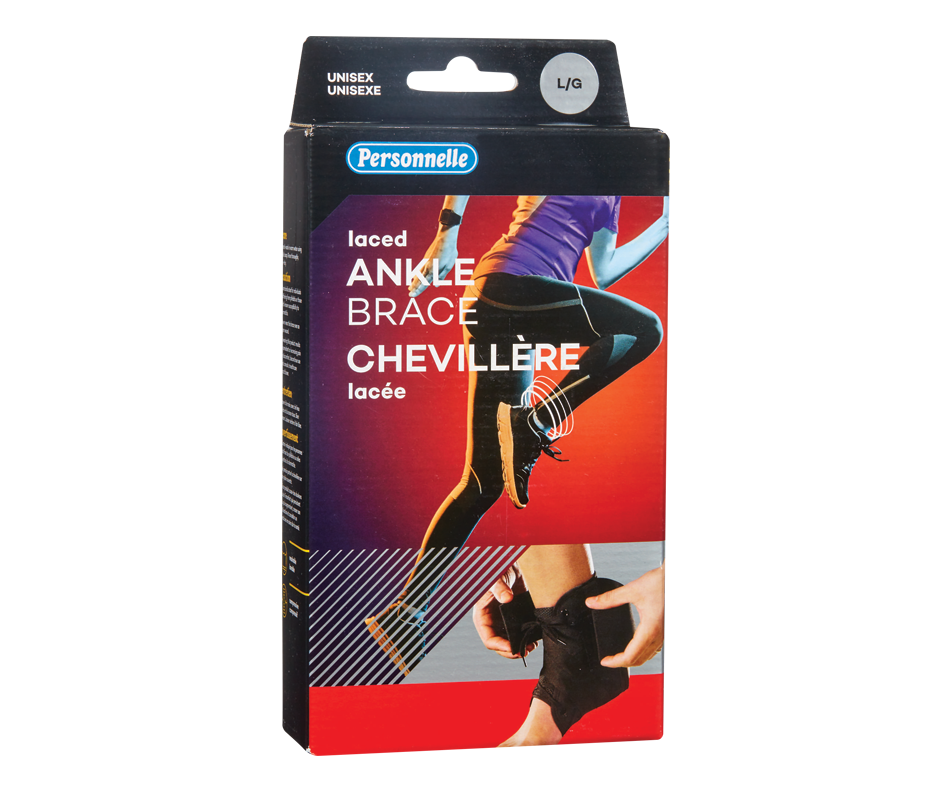 Laced Ankle Brace, Large, 1 unit Personnelle Orthopedics Jean Coutu