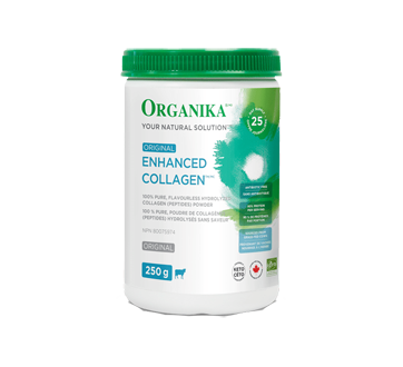 Image of product ORGANIKA - Enhanced Collagen Flavourless Hydrolyzed Collagen Powder, 250 g