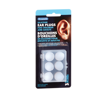 Silicone Ear Plugs for Children and Adults, 3 units