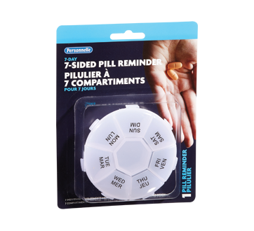 Image of product Personnelle - 7-Sided Pill Reminder, 1 unit