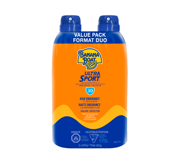 Ultra Sport Sunscreen Spray SPF 30, 2 x 226 g