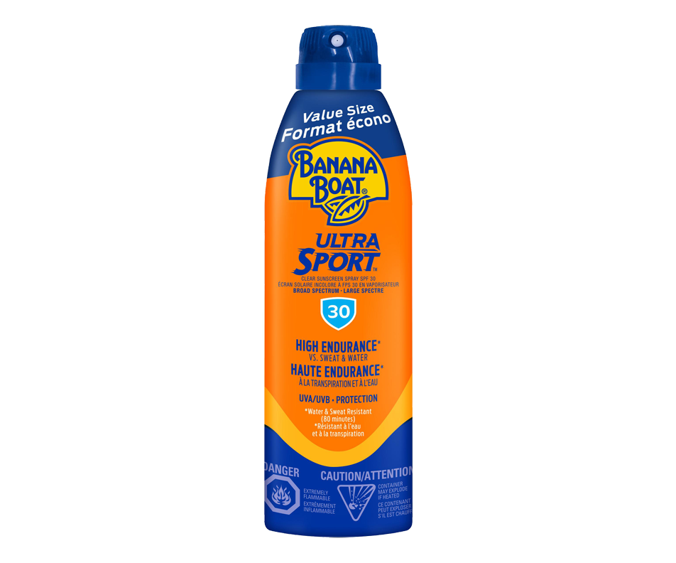 Banana Boat Ultra Sport Clear Sunscreen Spray SPF 30, 226 g Banana
