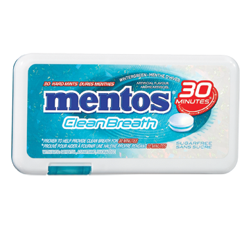 Image of product Mentos - Mentos Clean Breath, Wintergreen, 30 units