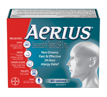 Image of product Aerius - Aerius 10 mg, 80 units