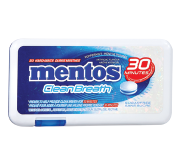 Mentos Clean Breath, Peppermint, 30 units