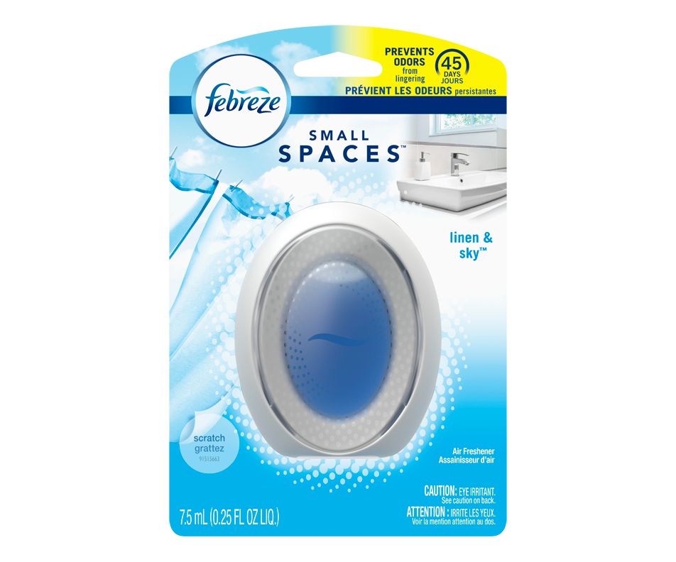 Febreze Small Spaces Air Freshener, 1 unit, Linen & Sky Febreze