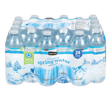 100% Natural Spring Water Ozonated, 24 X 500 ml
