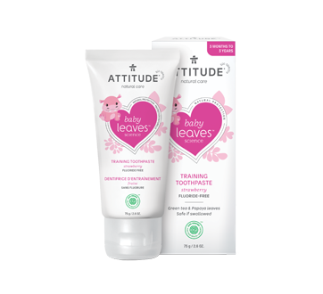 Baby Leaves Fluoride Free Gel Toothpaste, Strawberry