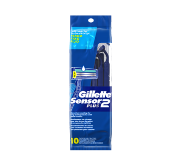 Sensor2 Plus Men's Disposable Razors, 10 units