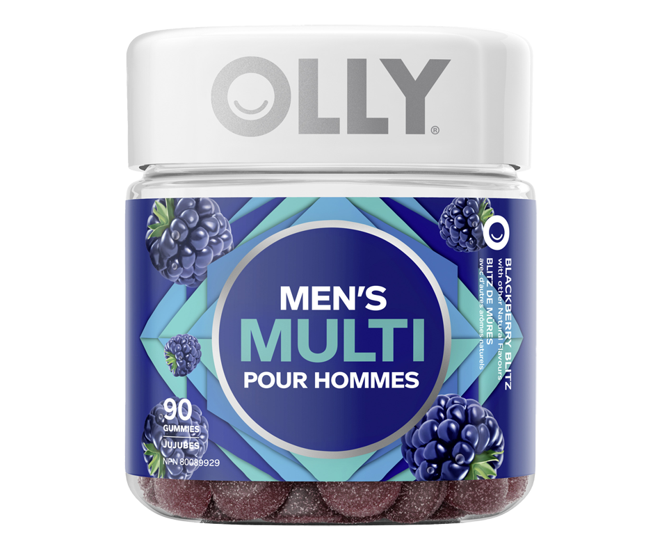 Men's Multi Gummies Supplement for Men, 90 units, Blackberry Blitz