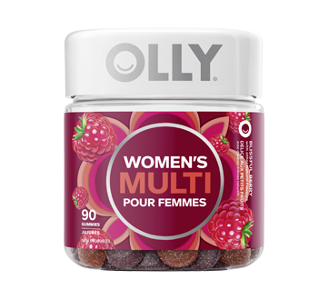 Image of product Olly - Women's Multi Gummies Supplement for Women, 90 units, Blissful Berry