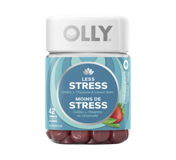 Image of product Olly - Less Stress Gummies Supplement, 42 units, Berry Verbena